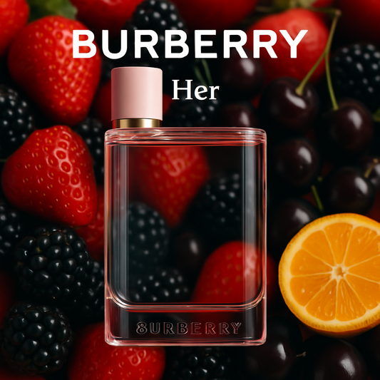 Burberry Her برفان نسائي – برفان فاكهي مثير للمتزوجات، مثالي للسرير وللأوقات الخاصة، ثابت وفواح يدوم طويلًا – 100ml